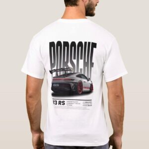 Premium Porsche 911 GT3 RS Graphic T-Shirt | 100% Cotton Car Enthusiast Tee