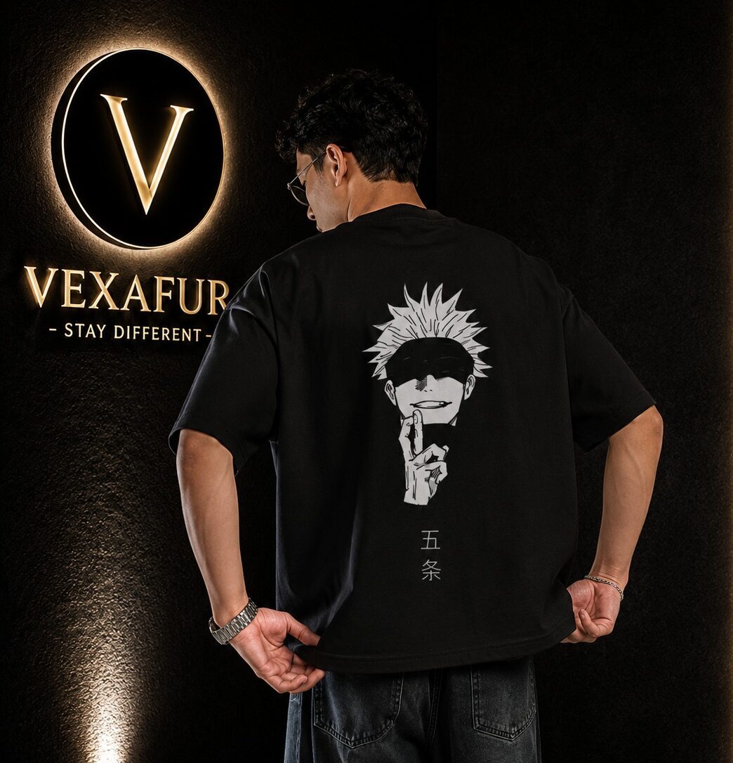 Satoru Gojo Graphic Tee – Jujutsu Kaisen Streetwear - Image 2